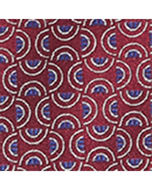 Emporio Armani Purple Silk Wave Jacquard Tie for men