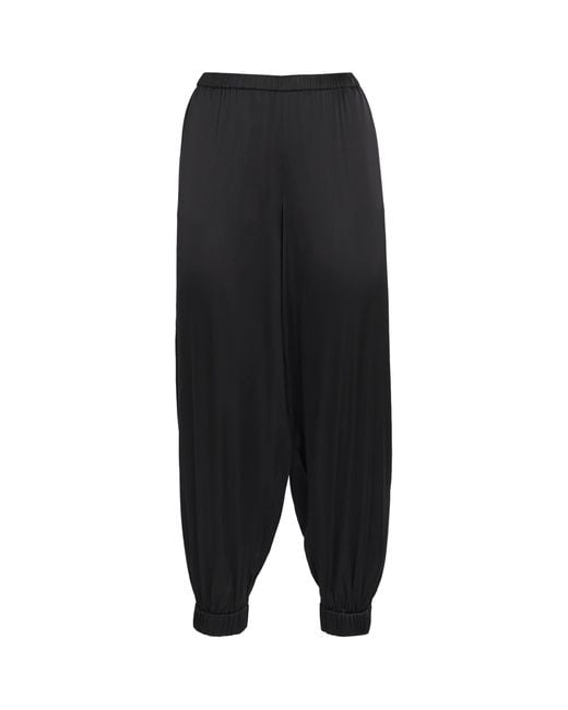 Alice + Olivia Black Balloon-Leg Declan Genie Trousers