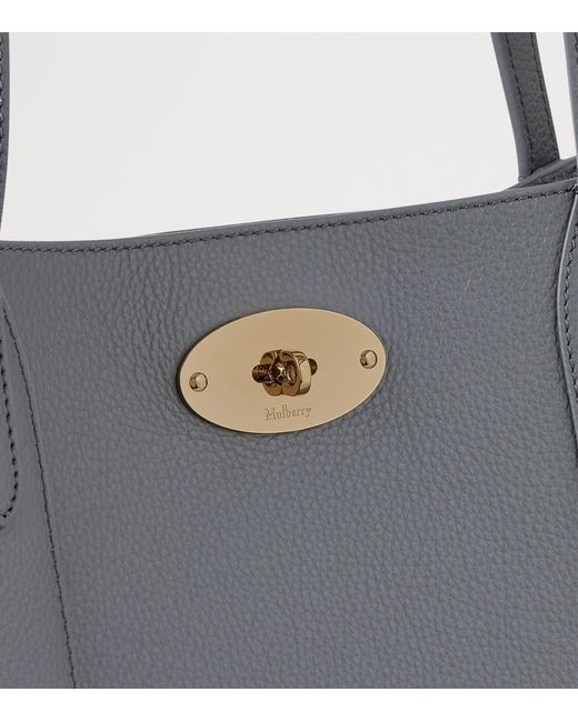 Mulberry Gray Small Leather Bayswater Tote Bag