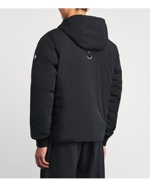 Moose Knuckles Black Down Northdale Jacket for men
