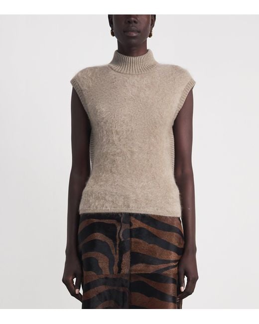 Toccin Gray Cashmere Sabina Top