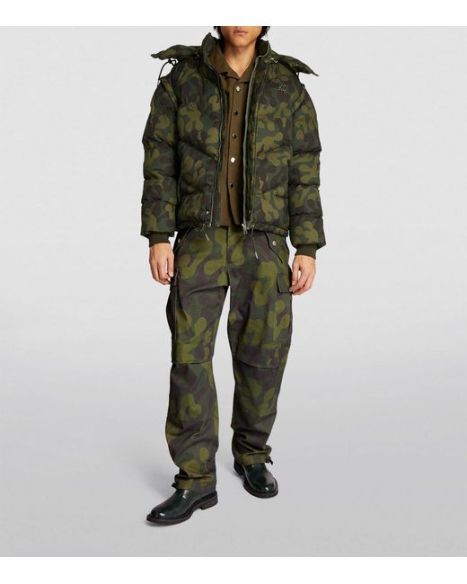 Keiser Clark Green Camouflage Puffer Jacket for men