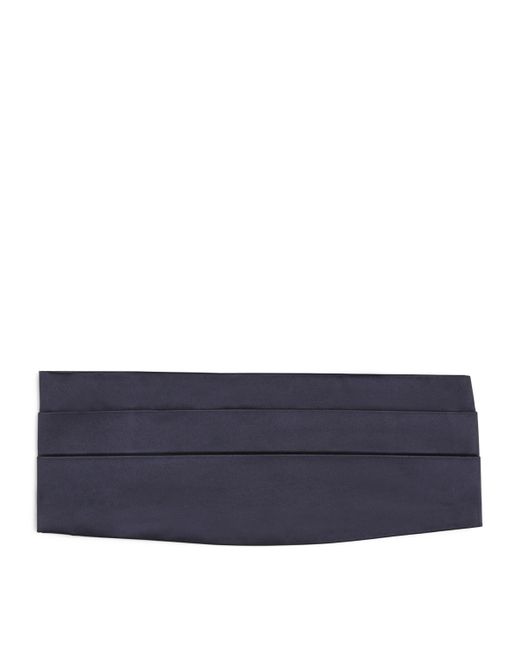 Giorgio Armani Blue Silk Cummerbund for men