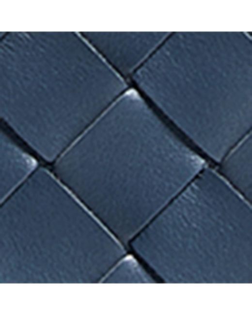 Bottega Veneta Blue Small Leather Intrecciato Camera Bag for men
