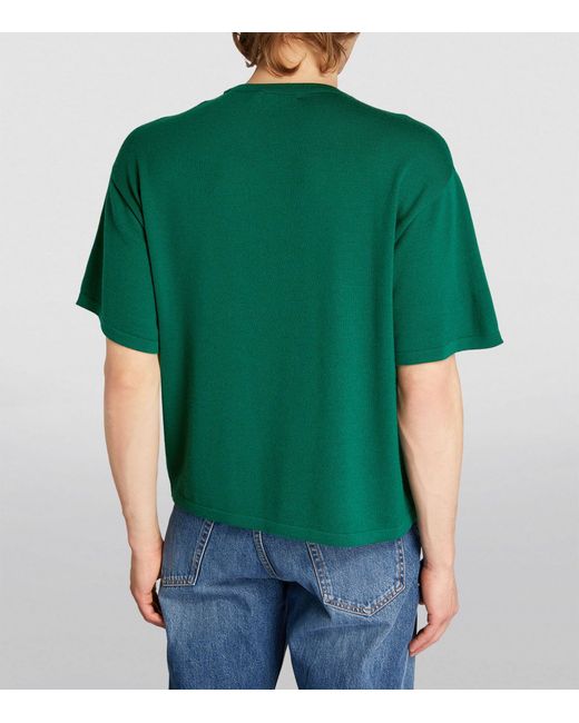 Begg x Co Green Cashmere T-shirt for men