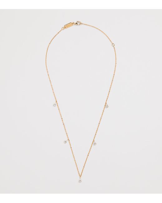 Harrods Metallic And Diamond Necklace