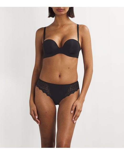 Simone Perele Black Bandeau Essentiel Bra