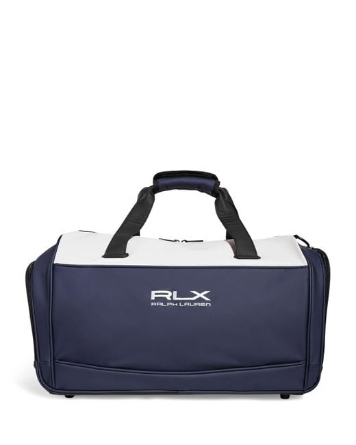 Ralph Lauren Blue Logo Golf Duffle Bag for men