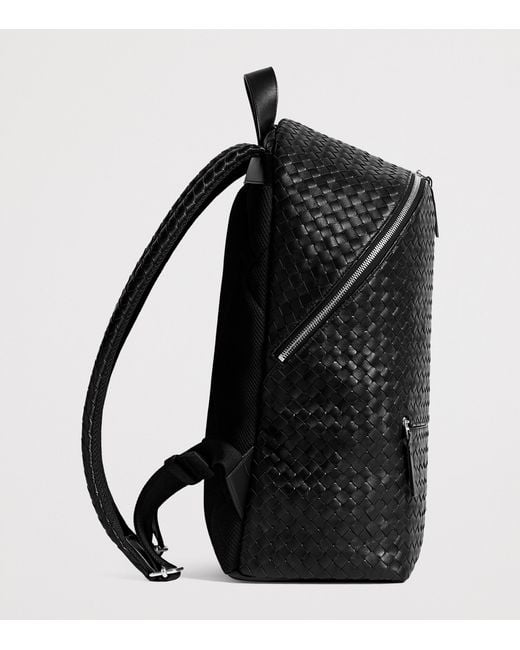 Bottega Veneta Black Calfskin 1975 Backpack for men