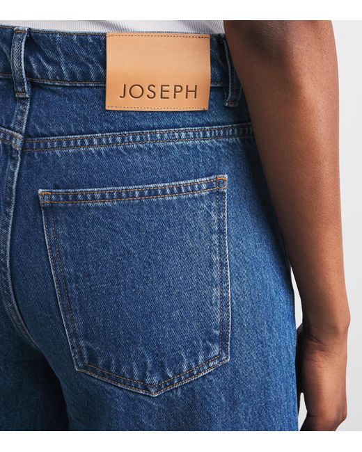 Joseph Blue Zamtam Wide-Leg Jeans