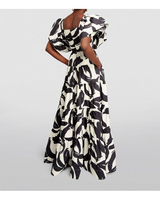 Rebecca Vallance Black Pompidou Maxi Dress