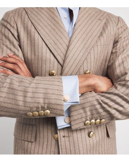 Tateossian Natural Rose And Agate Cufflinks for men