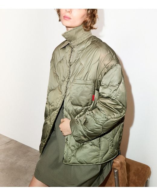 MAX&Co. Green Quilted Field Jacket