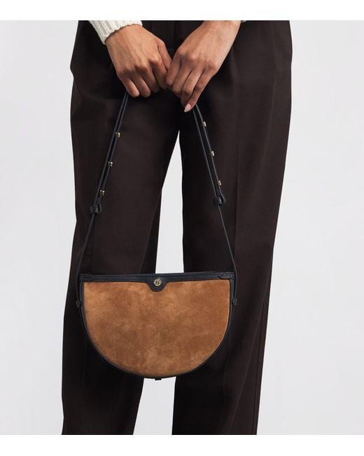 Chelsea Cross Body Bag - Chocolate Suede main image 1