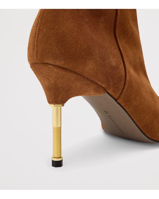 AllSaints Brown Suede Natasha Boots 88