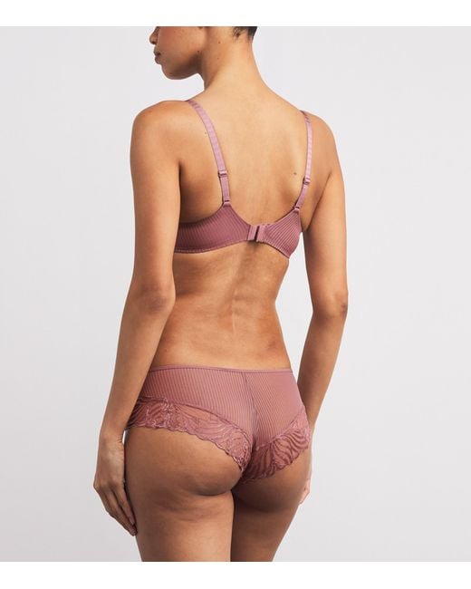 Chantelle Pink Lace Legend Shorty Briefs