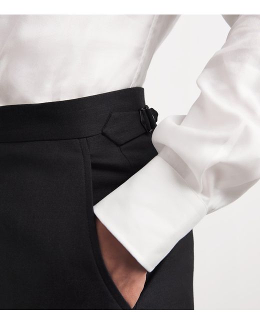 Ralph Lauren Black Wool Serge Gregory 2-Piece Suit for men