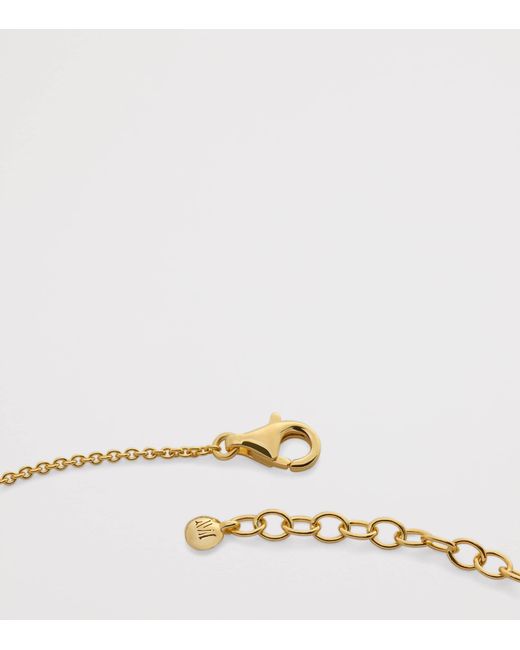 Monica Vinader Metallic Vermeil Mv Siren Muse Station Chain Necklace