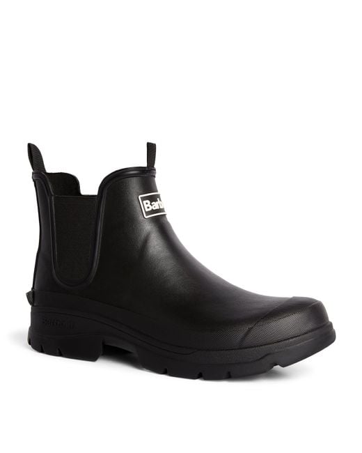 Barbour Black Nimbus Wellington Boots for men