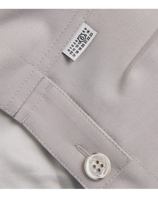 MM6 by Maison Margiela Gray Utility Zip-Up Jacket for men