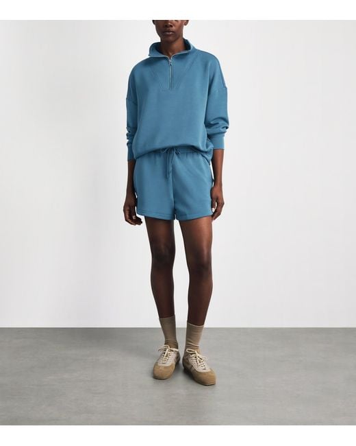 Varley Blue Coulter Shorts