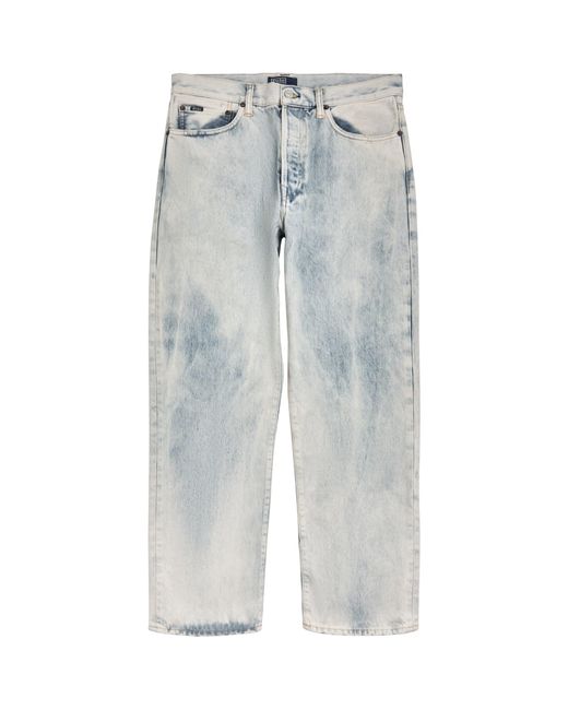 Polo Ralph Lauren Blue Washed Straight Jeans for men