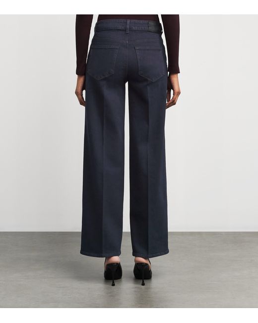PAIGE Blue Sasha Straight Jeans