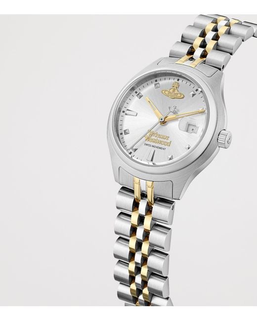 Vivienne Westwood Metallic Stainless Steel Little Camberwell Watch