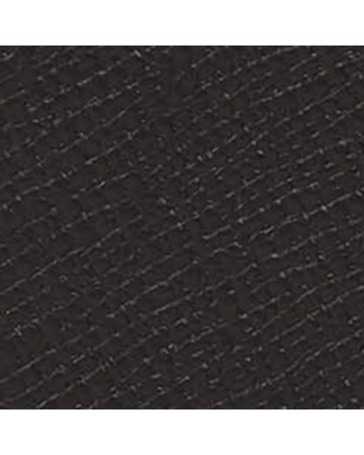 Smythson Black Panama Leather Compact Card Holder for men