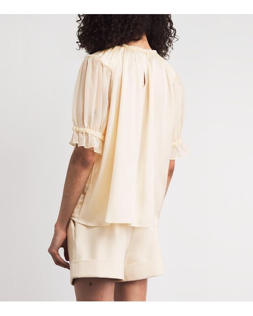 Ulla Johnson Natural Silk Alina Blouse
