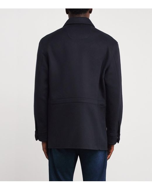 Ralph Lauren Blue Wool-Cashmere Ripley Jacket for men