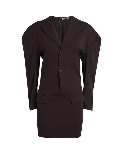 Issey Miyake Black Like Torso Like Blazer Mini Dress