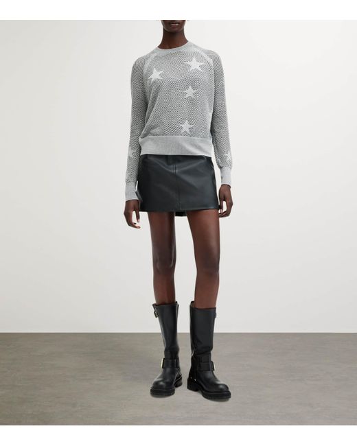 AllSaints Gray Seraph Sweater