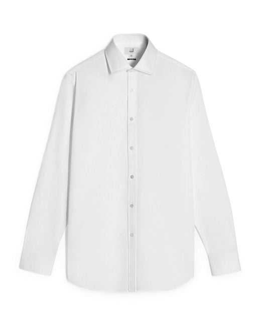 Dunhill White Sea Island Cotton Shirt for men