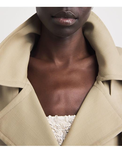 Camilla & Marc Natural Wool Omar Trench Coat