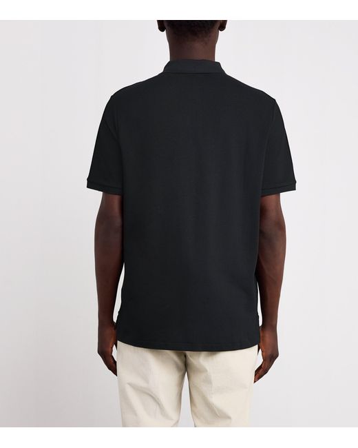 Polo Ralph Lauren Black Stretch-Cotton Pony Polo Shirt for men