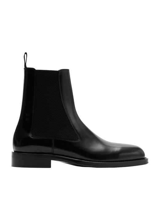 Burberry Black High Chelsea Boots for men