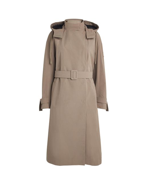 Max Mara Natural Technical-Fabric Gilet Trench Coat