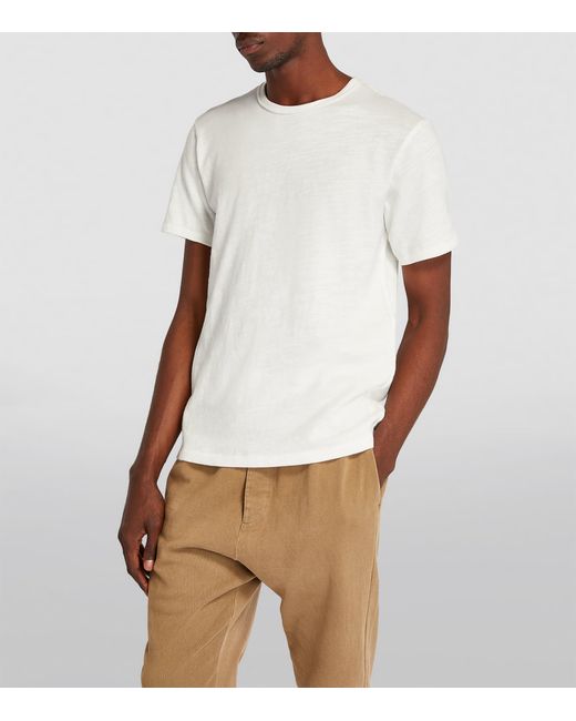 Rag & Bone White Cotton Flame T-Shirt for men