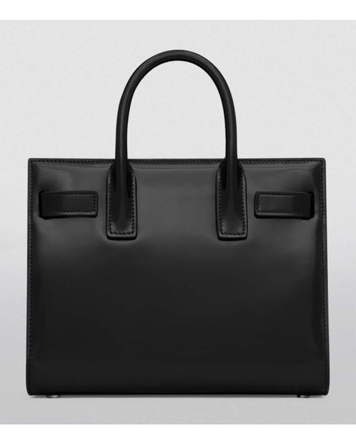 Saint Laurent Black Nano Sac De Jour Tote Bag