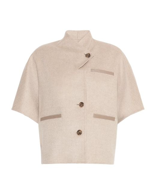 Max Mara Natural Cashmere Cape