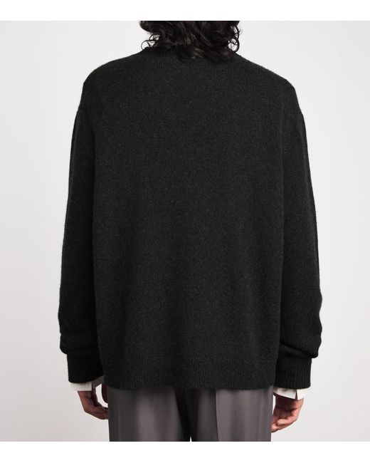 The Row Black Dumbo Cashmere Sweater for men