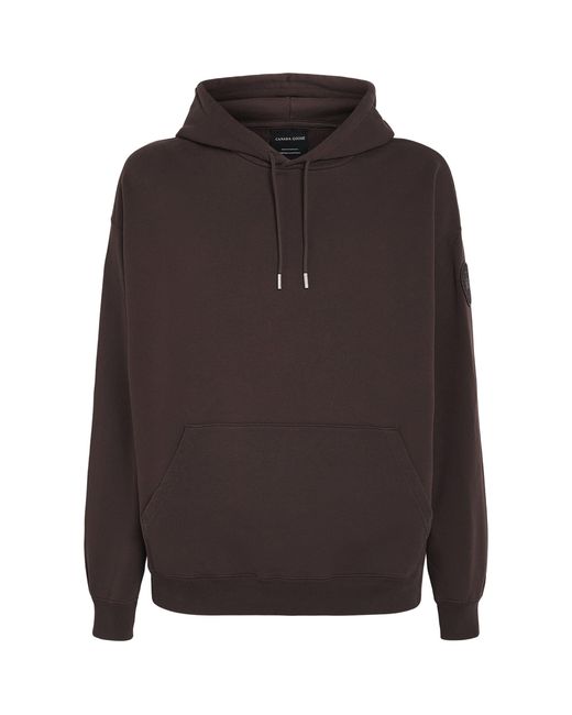 Canada Goose Brown Organic Cotton Tonal Rove Hoodie for men