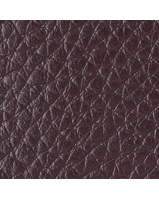 Mulberry Purple Grained Leather Card Holder for men
