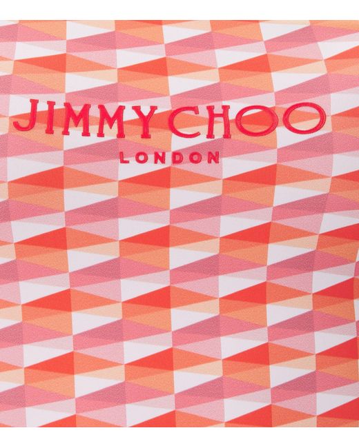 Jimmy Choo Red Diamond Alula Swimsuit
