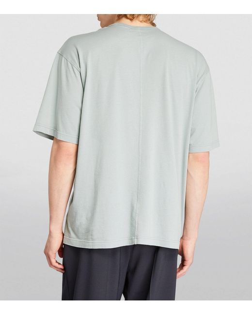 The Row Gray Cotton T-shirt for men