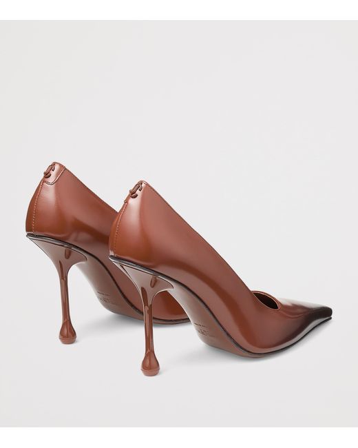 Jimmy Choo Brown Ixia 95 Leather Ombré Pumps