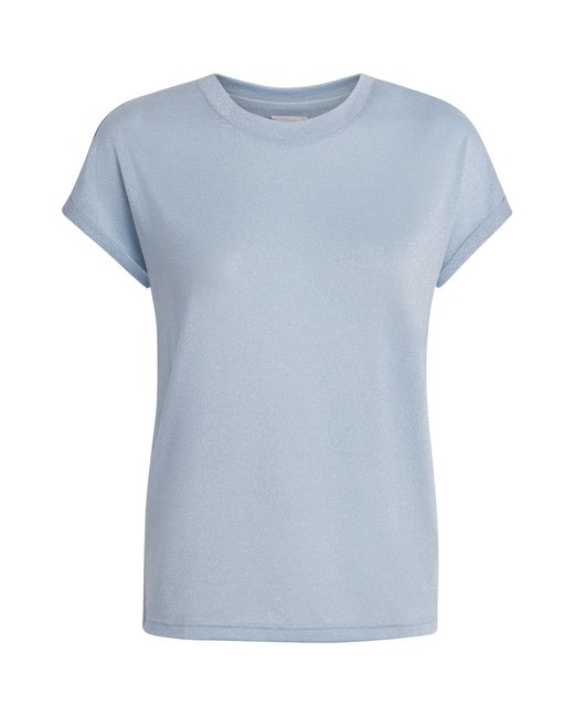 Eleventy Blue Metallic T-Shirt