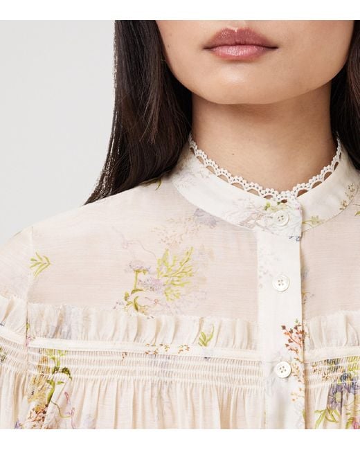 AllSaints Natural Delphine Blouse