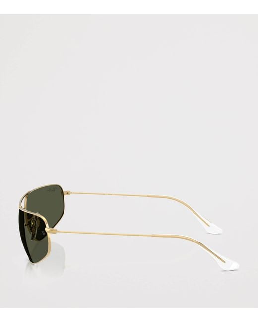 Ray-Ban Green Rectangle Sunglasses